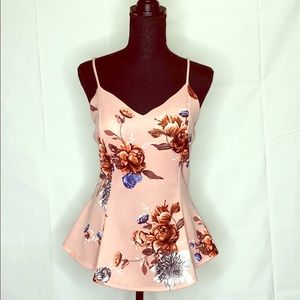 Pink floral top